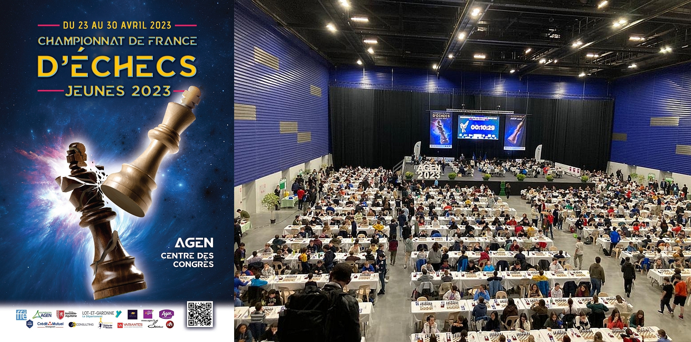 Championnat de France jeunes à Agen, 23 avril30 avril 2023 Echiquier Henri IV Championnat de France jeunes à Agen, 23 avril30 avril 2023 Echiquier Henri IV